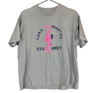 Vintage 1987 gymnastics tee